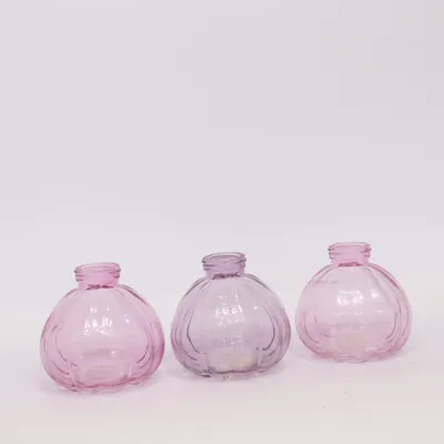 Vas (Pink Pastel Flowers Glas Deko Set) från Ernsting's Family