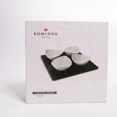 Serving bowl (Quattro Ardesia) from Rominox