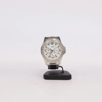 Armbåndsur (Sølv, Hvid) fra Guess