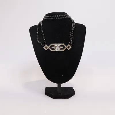 Necklace (Pearl Long Necklace) from Swarovski Unknown metal