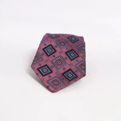 Tie (Red, Blue, Multicolored) from Sir Henry Polyester, Viscose