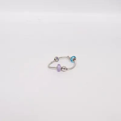 Armband (Silverfärgad, Blå, Lila) från Pandora Silver