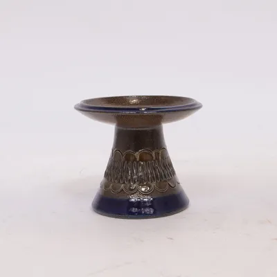 Ljusstake (Brun, Blå) från Höganäs