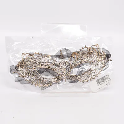 Masquerade mask (Black, Gold)
