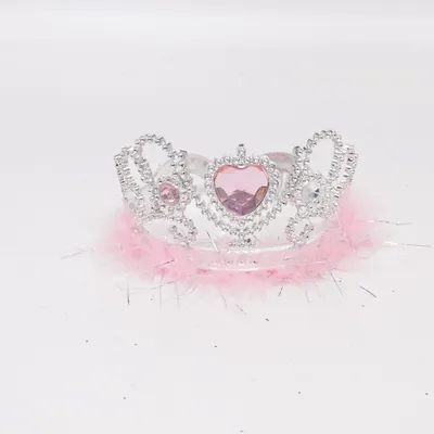 Tiara (Rosa, Silverfärgad)