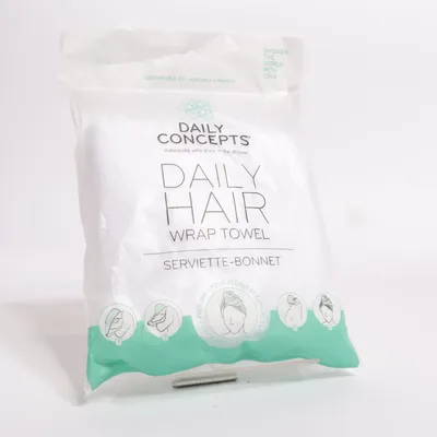 Styling accessory (Daily Hair Wrap Towel) from Daily Concepts