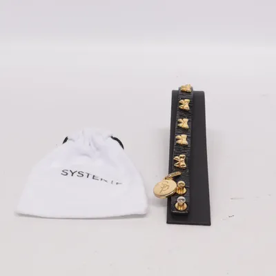 Armband (Svart, Guldfärgad, Brun) från Syster P Skinn