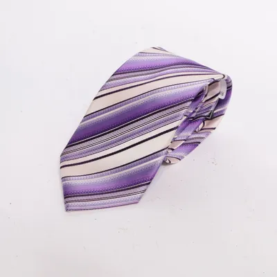 Tie (Purple, White, Black) from Duke of Dunkan