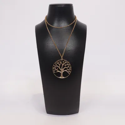 Collier (Lange Kette mit Baum des Lebens) de Fashion Jewelry Métal inconnu