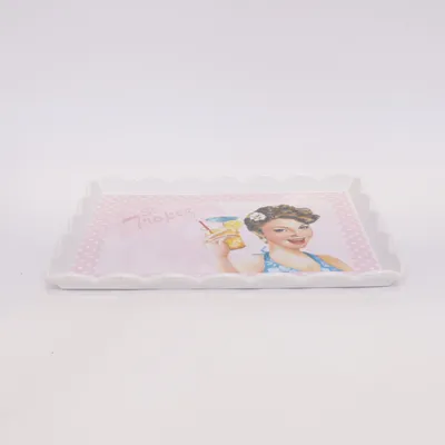 Plateau (Rose, Multicolore) de St. Tropez