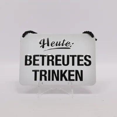 Sign (White, Black) from Kult-Hänger