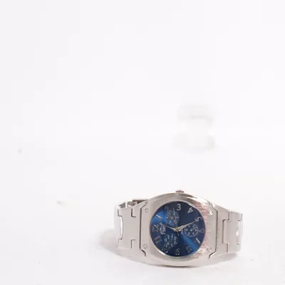 Armbanduhr (Silber, Blau) von Pearl