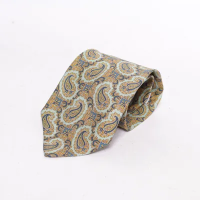 Cravate foulard (Bleu, Jaune, Multicolore) de Giorgio Redaelli Soie