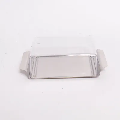 Butter box (Transparent, Silver)