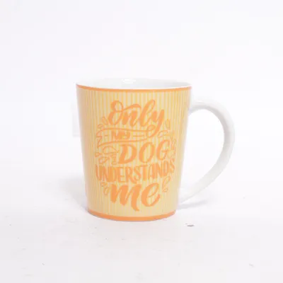 Mug (Yellow, White, Orange) from Happy Dog