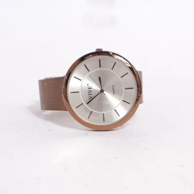 Polshorloge (Bruin, Zilver) van Vive