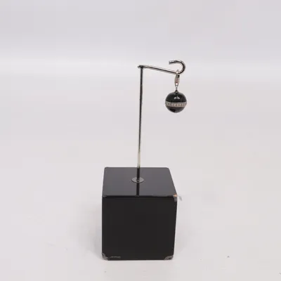 Pendant (Black, Silver) Silver