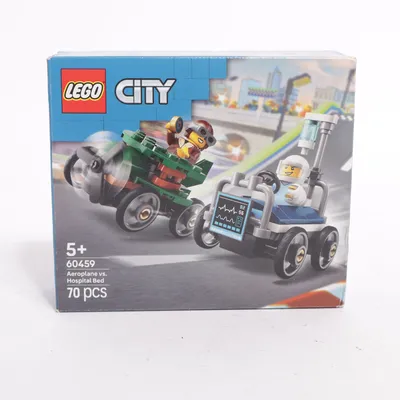 Game accessory (Aeroplane Vs. Hospital Bed) from LEGO