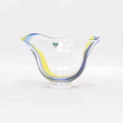 Inredningsdetalj (Transparent, Blå, Gul) från Orrefors