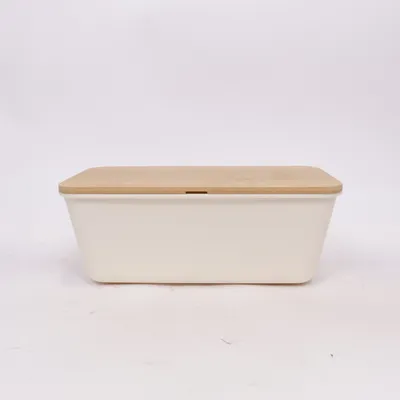 Bread bin (White, Brown) from Kesper