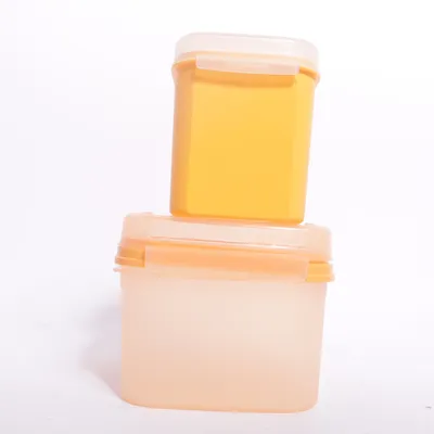 Lunch box (Yellow, Transparent) from Tupperware