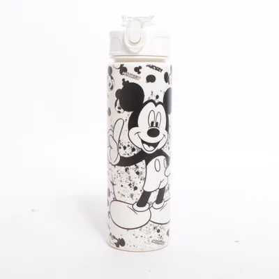 Vandflaske (Hvid, Sort) fra Disney Mickey Mouse