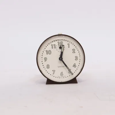 Table clock (Brown, White) from Peter