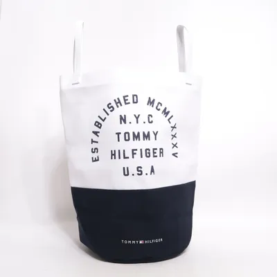 Panier à linge (Blanc, Bleu) de Tommy Hilfiger