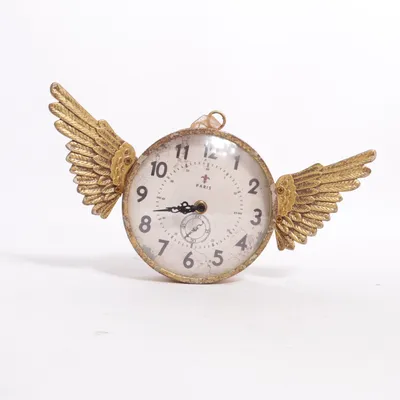 Wall clock (Gold, White) from Paris