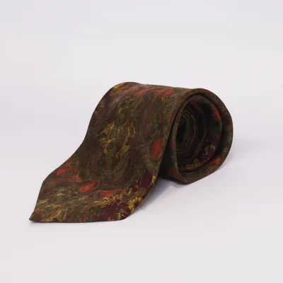 Tie (Green, Multicolored) from Ermenegildo Zegna Silk