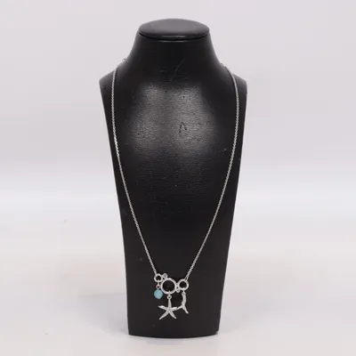 Collier (Argent, Turquoise) de Swarovski Métal inconnu
