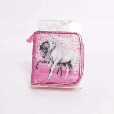 Portemonnee (Roze, Meerkleurig) van Miss Melody Polyester, Polyurethaan