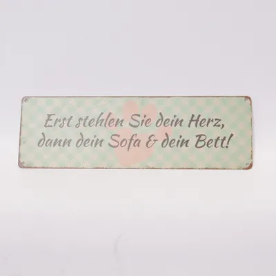 Skylt (Grön, Rosa)