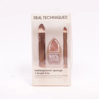 Pinceau de maquillage (Makeupsaver Sponge + Brush Trio) de Real Techniques