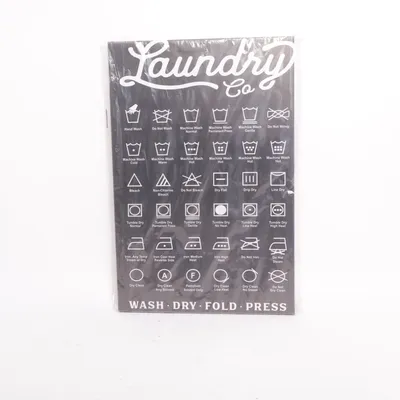 Bord (Zwart, Wit) van Laundry