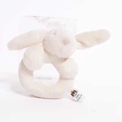 Bebisleksak (Bashful Bunny Ring Rattle) från Little Jellycat
