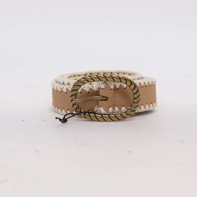 Belt (Brown, White) from Costes Cotton, Polyurethane