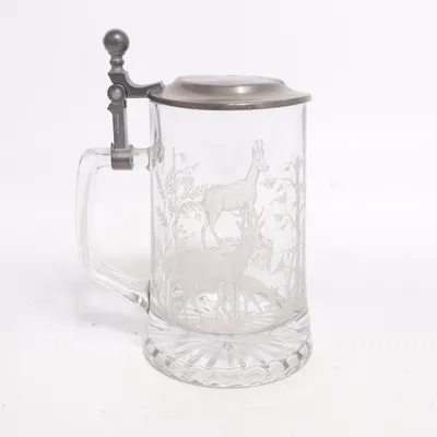 Seidelglas (Transparent, Sølv) fra Alwe
