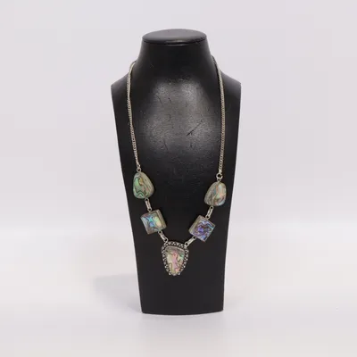 Halsband (Flerfärgad) Silver