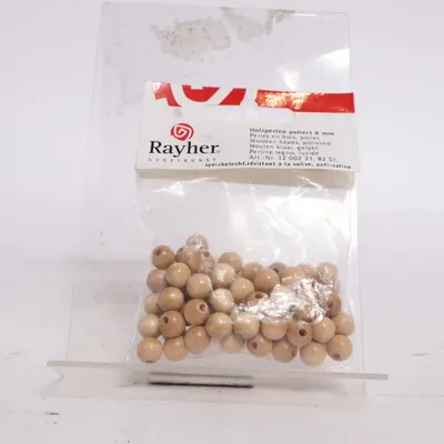 Plastic beads (Birke) from Rayher