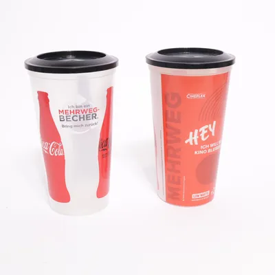 Drinkglas (Rood, Zwart, Wit) van Coca Cola