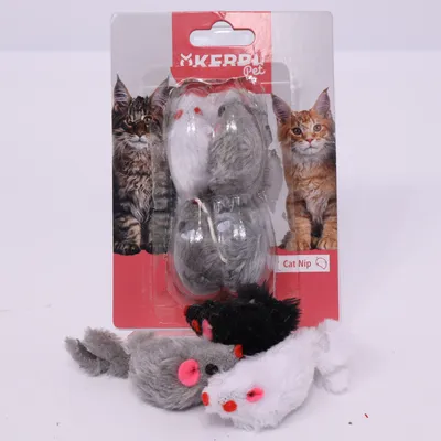 Kattenspeelgoed (Grijs, Wit, Zwart) van Kerbl