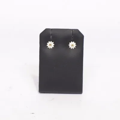 Boucles d'oreilles (Argent, Blanc, Jaune) de Claire's Argent
