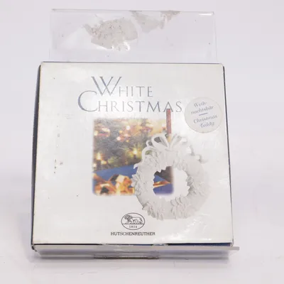 Christmas ornament (White Christmas) from Hutschenreuther