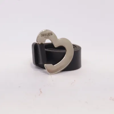 Ceinture (Noir) de Moschino Jeans Cuir