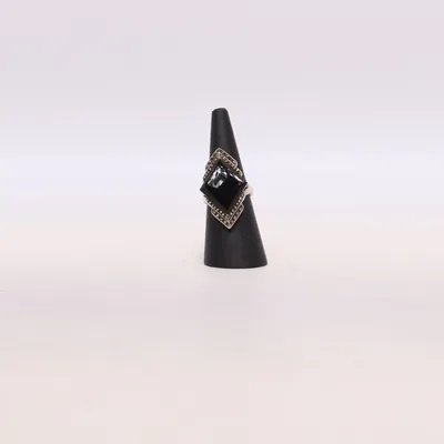 Ring (Svart, Silverfärgad) Silver