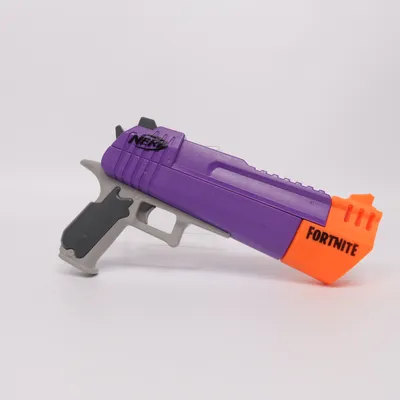 Knallskottspistol (Lila, Orange, Grå) från Nerf