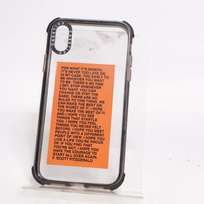 Handyhülle (Orange, Schwarz) von Casetify