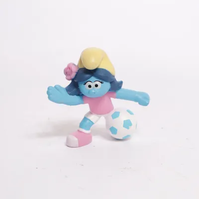 Legetøjsfigur (Smurfette Soccer Player) fra The Smurfs