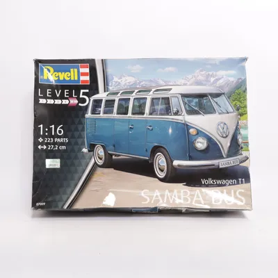 Modelbil (Vw T1 Samba Bus) fra Revell